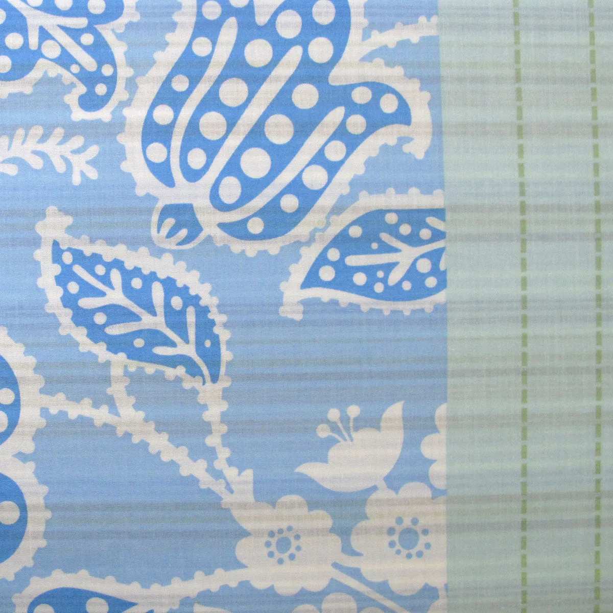 225TC Java Floral Blue Polyester Cotton Quilt Cover Set | Single