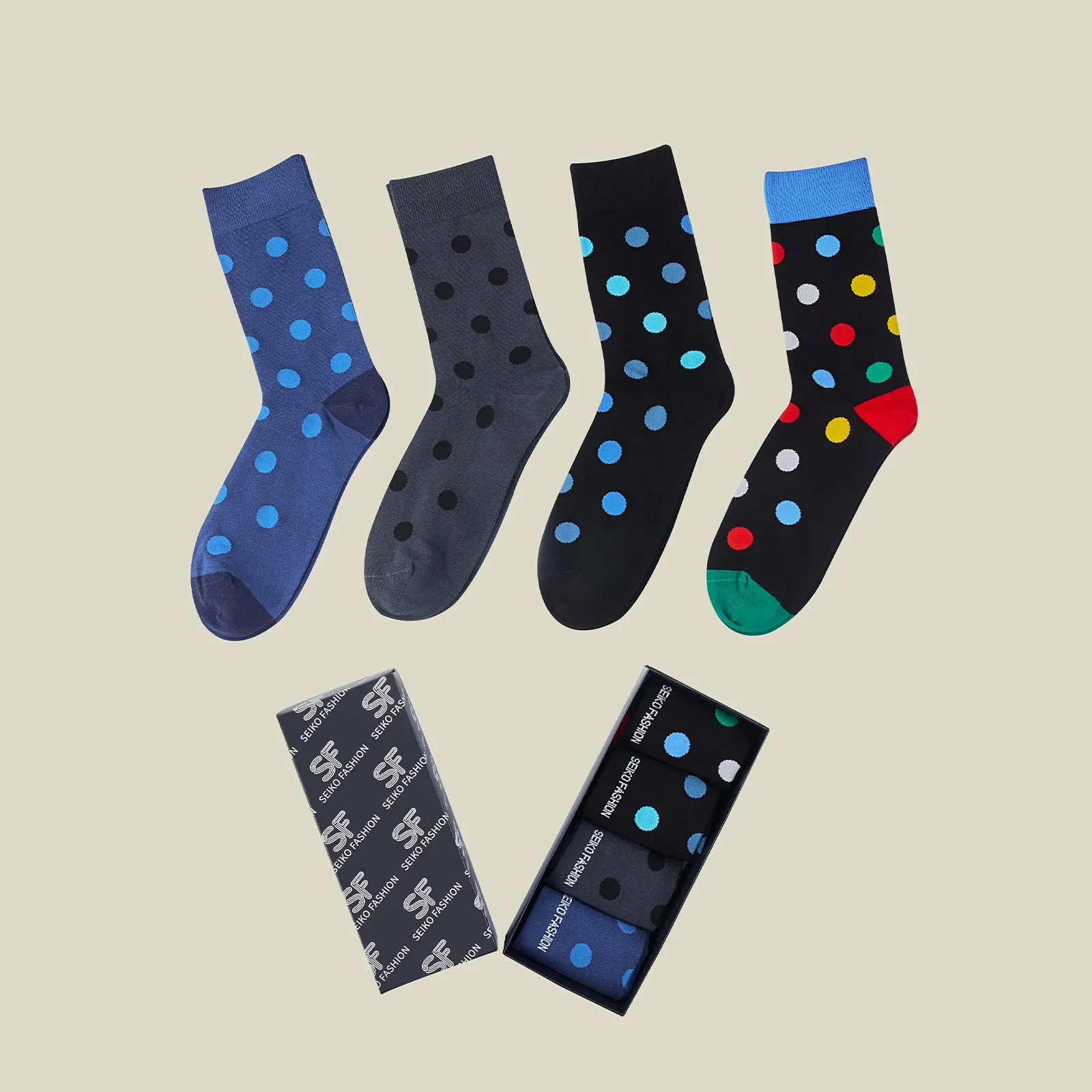 4-Pack Polka Dot Fashion