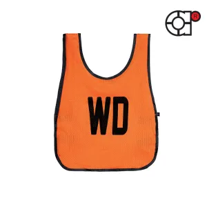 ARORA MICROFIBER MESH NETBALL SINGLE BIBS SENIOR & JUNIOR SET (ORANGE)