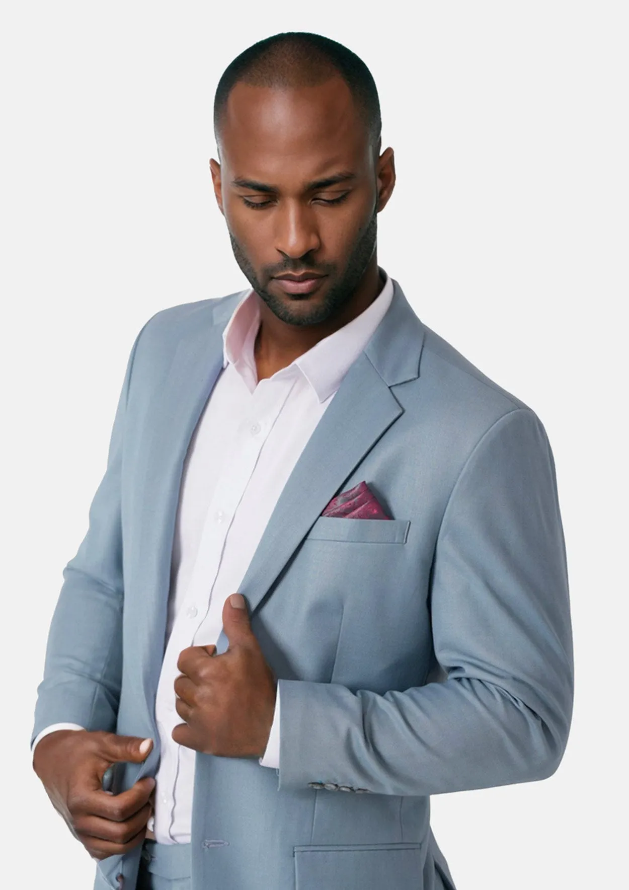 Astor Ice Blue Twill Jacket
