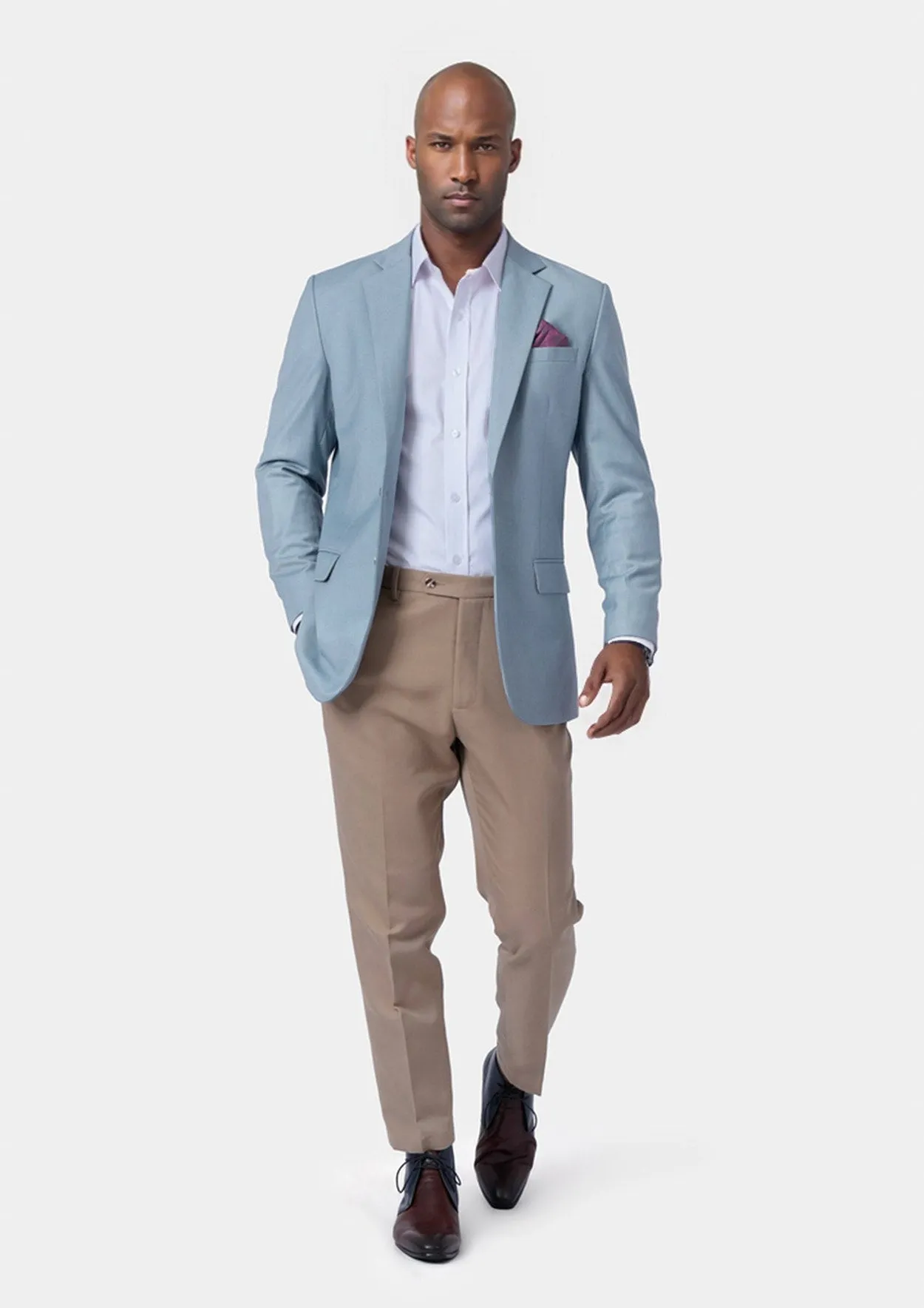 Astor Ice Blue Twill Jacket