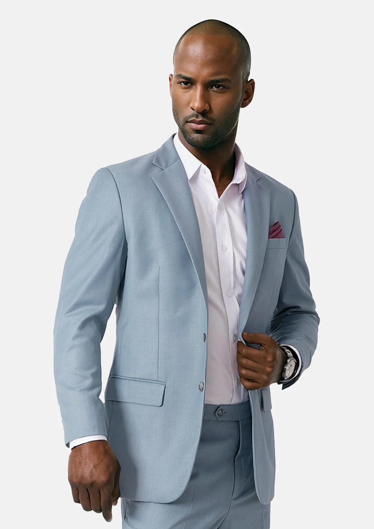 Astor Ice Blue Twill Jacket