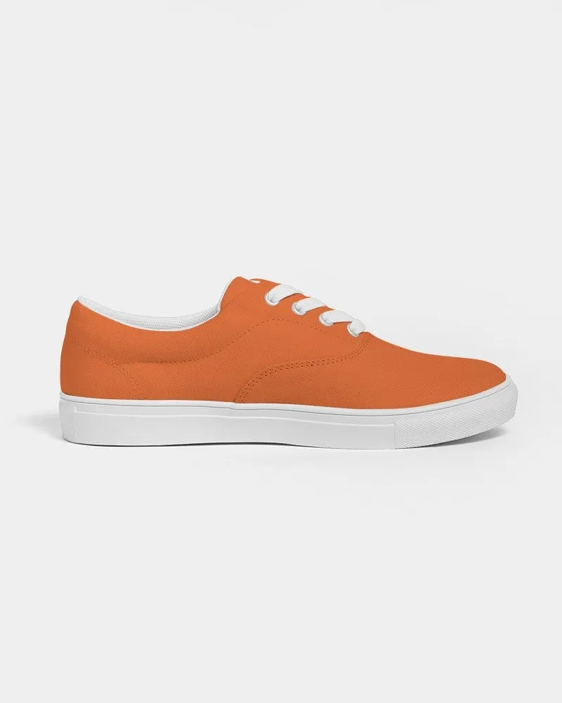 Bright Orange Women's Canvas Sneakers | Women's | Bright Pure Orange | C0M75Y100K0