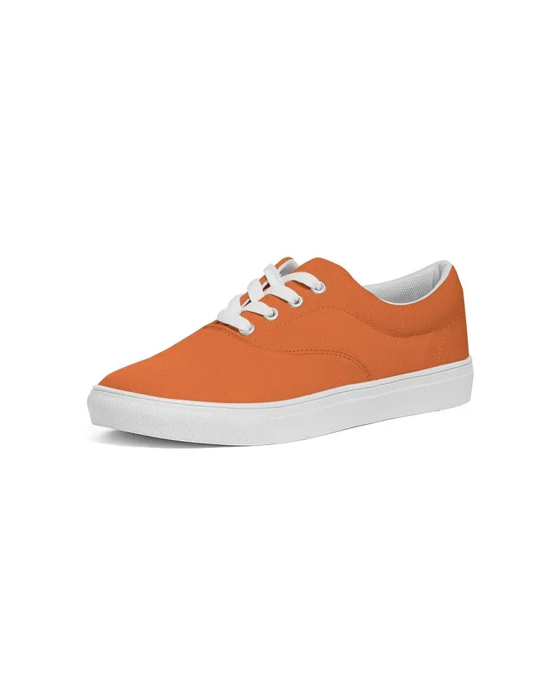 Bright Orange Women's Canvas Sneakers | Women's | Bright Pure Orange | C0M75Y100K0