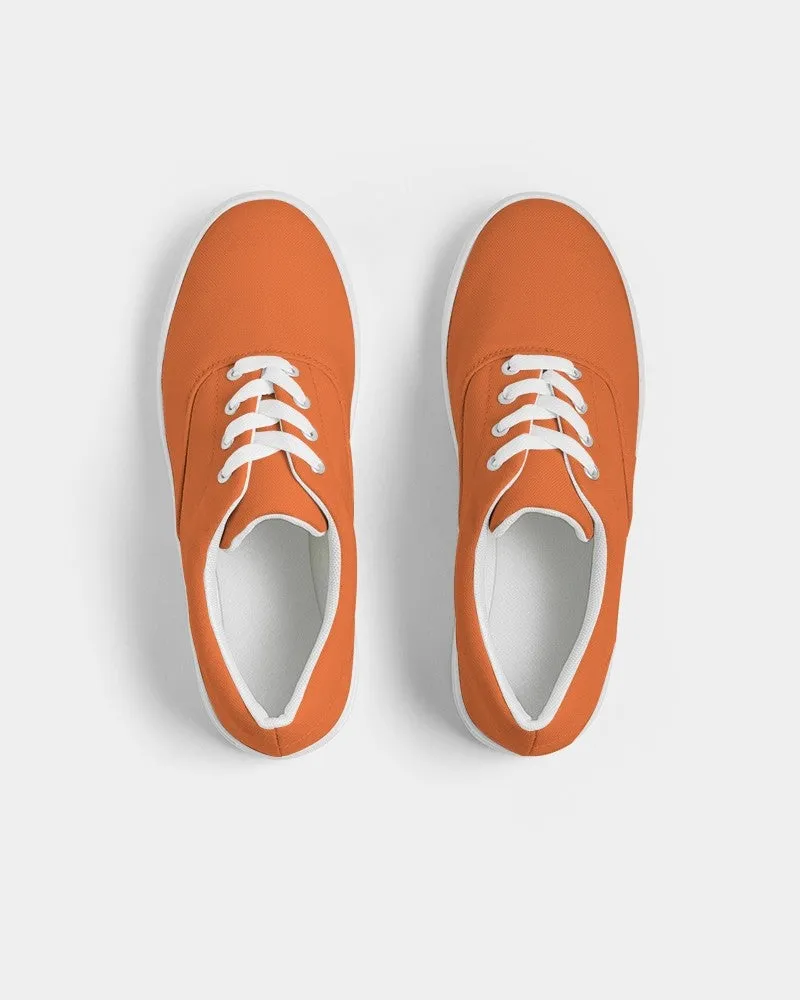 Bright Orange Women's Canvas Sneakers | Women's | Bright Pure Orange | C0M75Y100K0