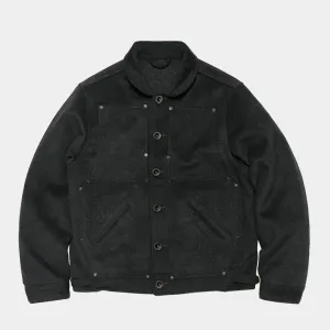 BZEN M.3039-PEPE REGULAR FIT 4 POCKET DOUBLE FRONT PANEL WOOL BLEND JACKET-800GSM-E0 CHARCOAL