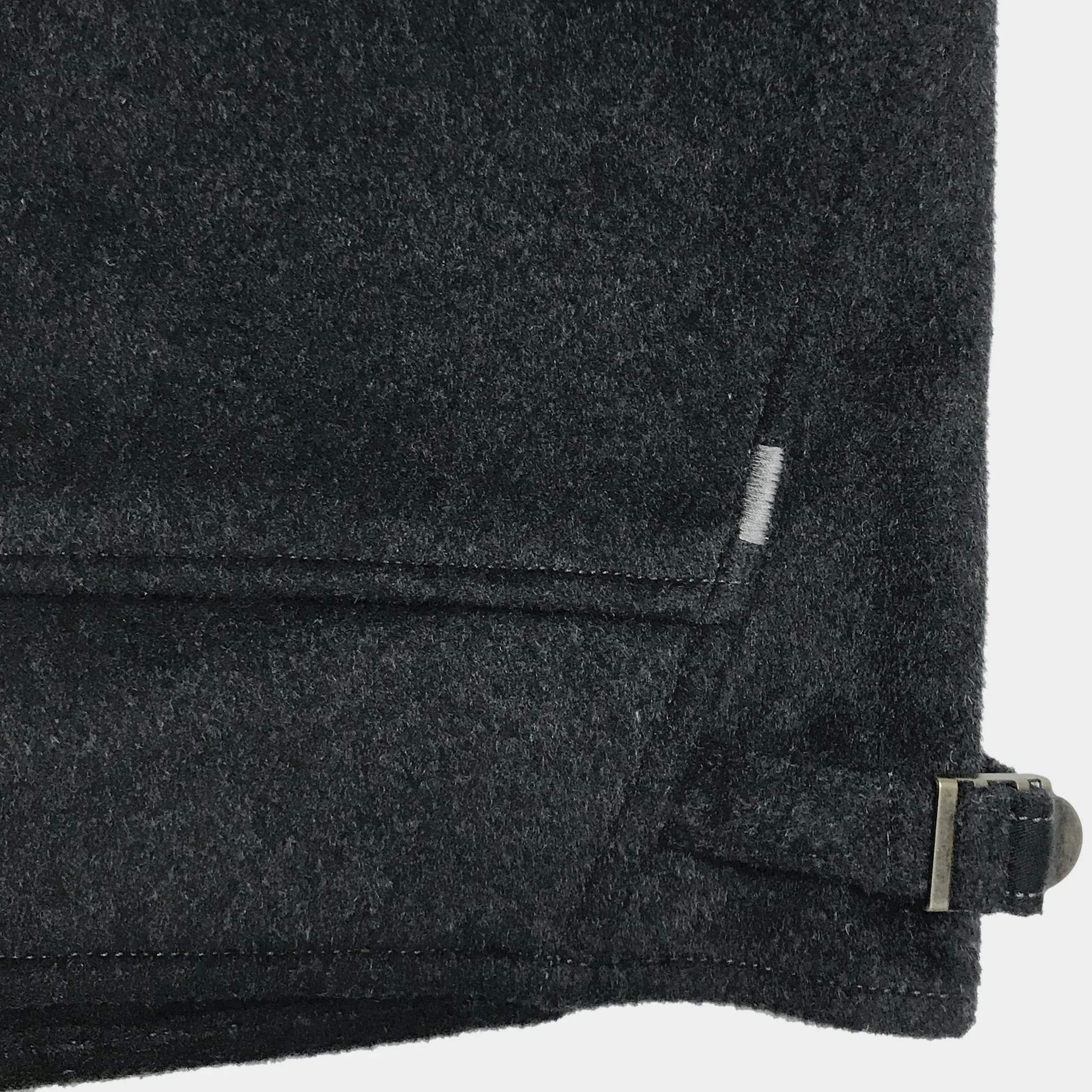 BZEN M.3039-PEPE REGULAR FIT 4 POCKET DOUBLE FRONT PANEL WOOL BLEND JACKET-800GSM-E0 CHARCOAL