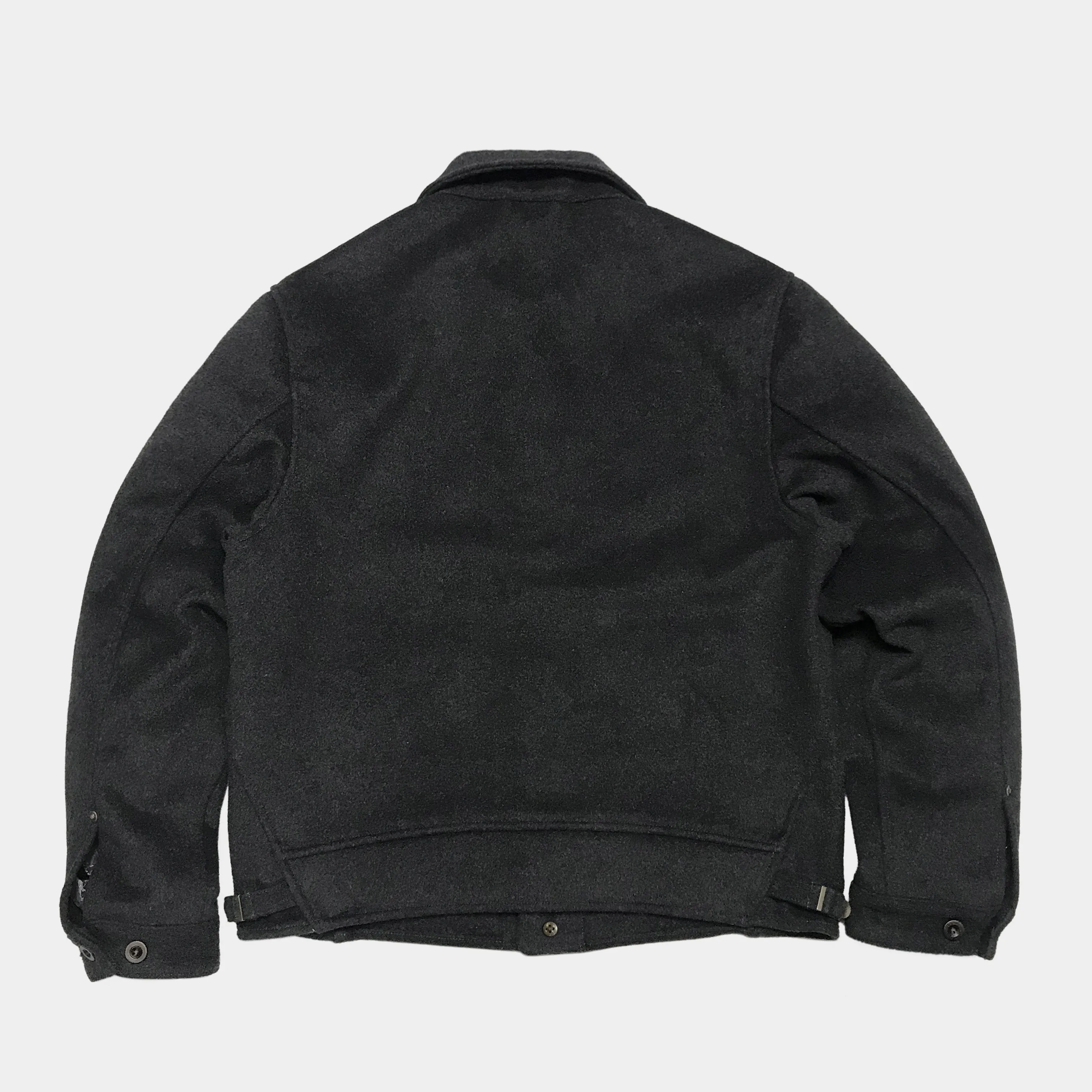 BZEN M.3039-PEPE REGULAR FIT 4 POCKET DOUBLE FRONT PANEL WOOL BLEND JACKET-800GSM-E0 CHARCOAL