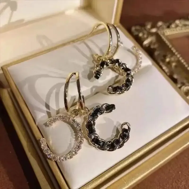C Shaped Luxury Earrings
