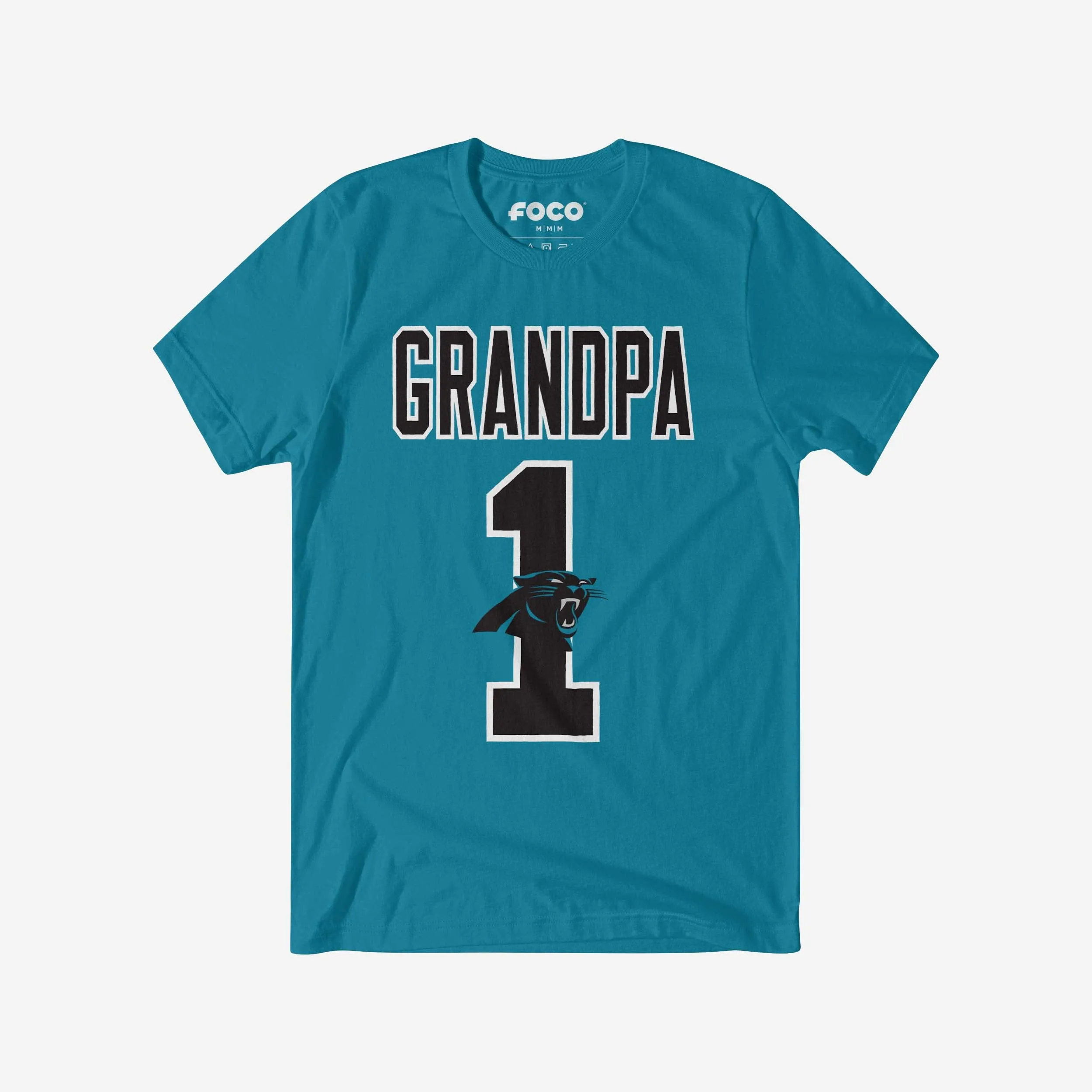 Carolina Panthers Number 1 Grandpa T-Shirt
