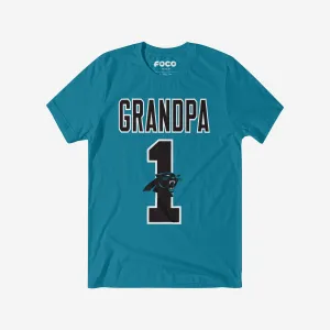 Carolina Panthers Number 1 Grandpa T-Shirt