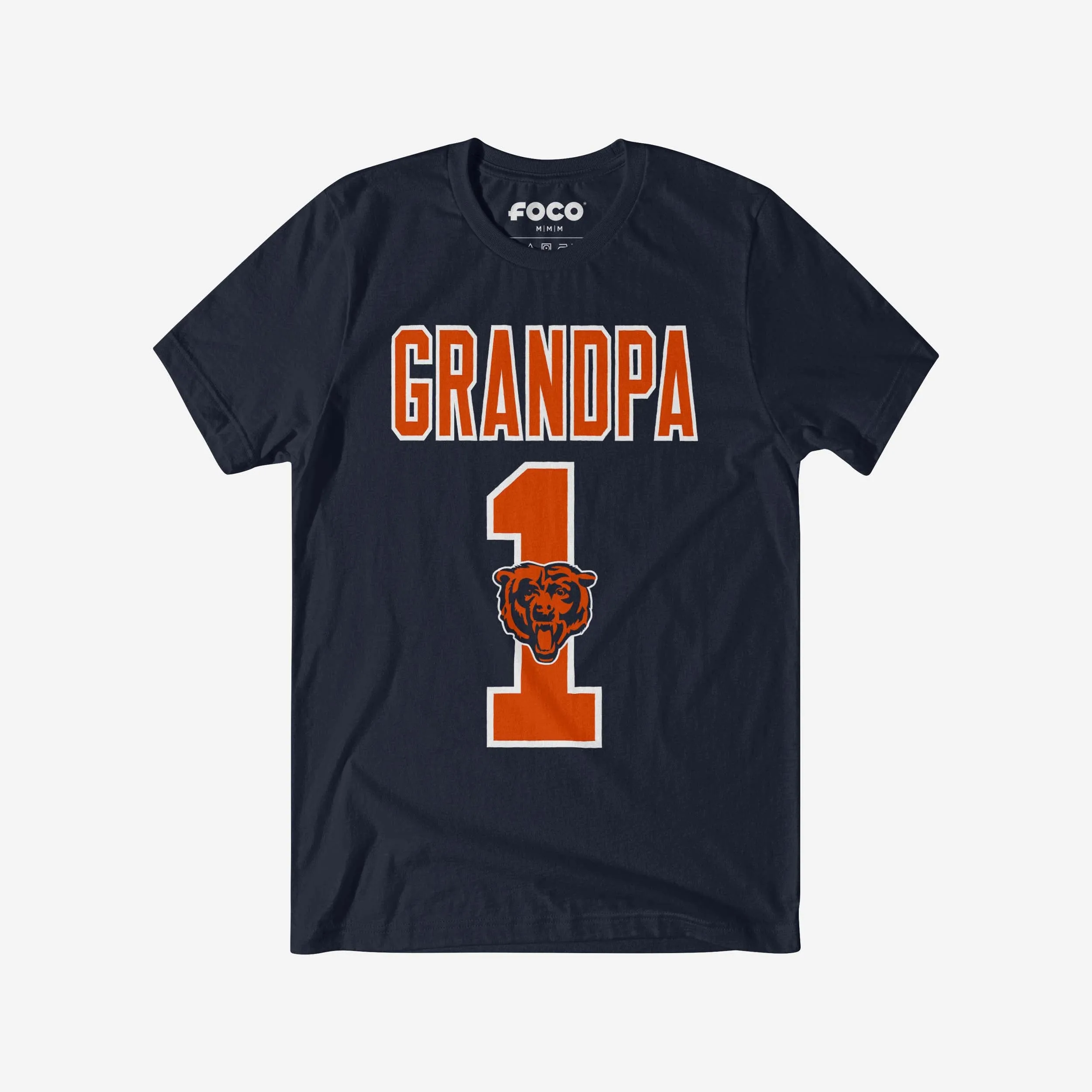 Chicago Bears Number 1 Grandpa T-Shirt
