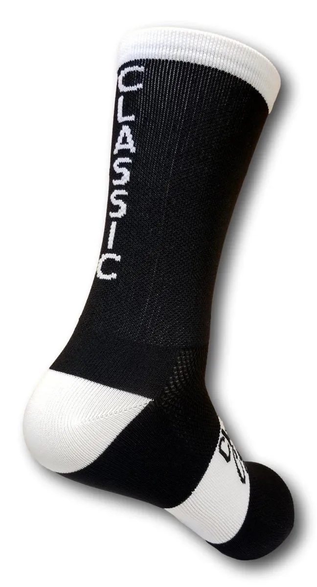 Classic Cycling Equipe Socks - Black White "Classic"