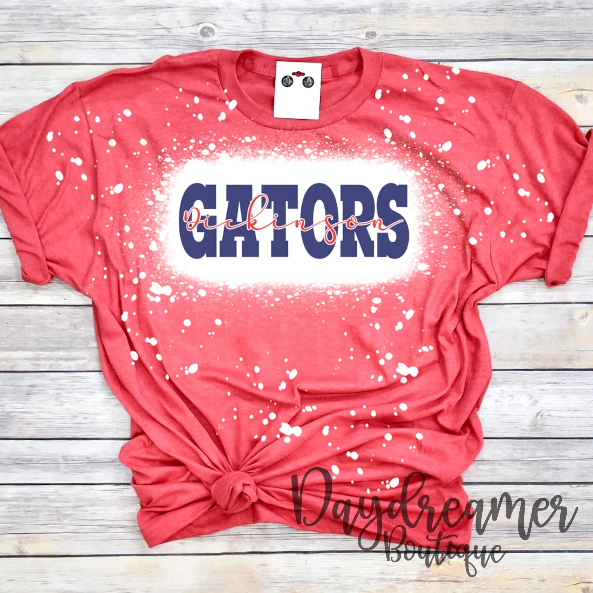 CUSTOM Block And Script Mascot Tee