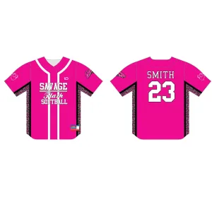 Custom Elite Sublimated & Tackle Twill Softball Jerseys