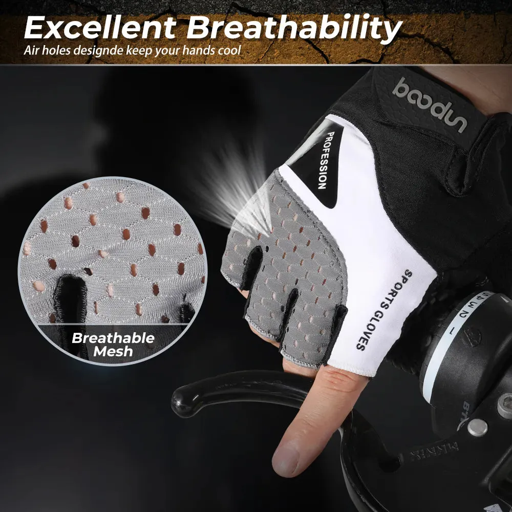 Cycling Half Finger Gloves Men Women Anti-Slip Shock-Absorbing Tactical Mountain Bike Gym Fitness Riding Bicycle Accessories