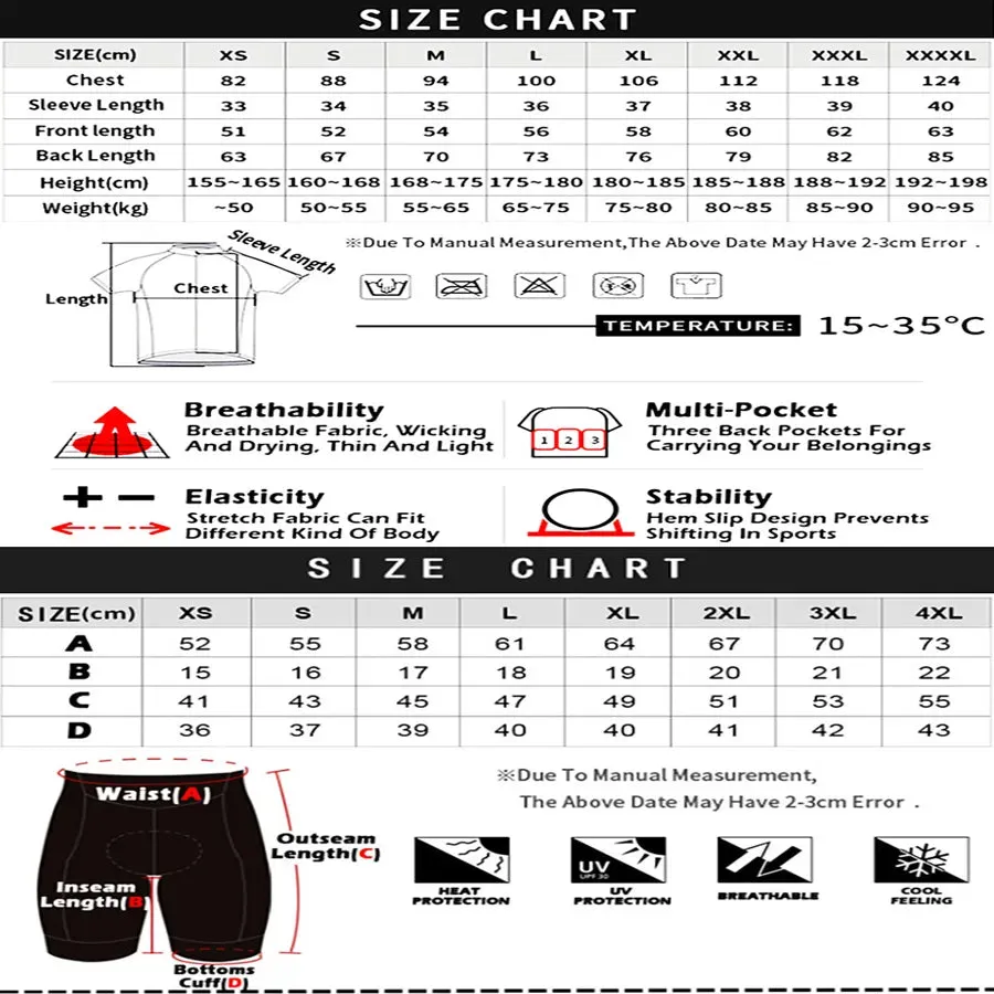 CYKLOPEDIA Sports Team Training Cycling Clothing Breathable Men Short Sleeve Mallot Ciclismo Hombre Verano Cycling Jersey Sets
