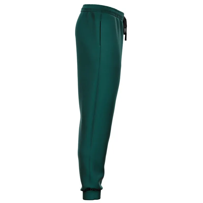 Dark Blue Cool Green Joggers | Unisex | with PLUS sizes | Dark Pastel Blue Cool Green | C60M0Y30K80