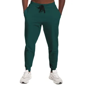 Dark Blue Cool Green Joggers | Unisex | with PLUS sizes | Dark Pastel Blue Cool Green | C60M0Y30K80