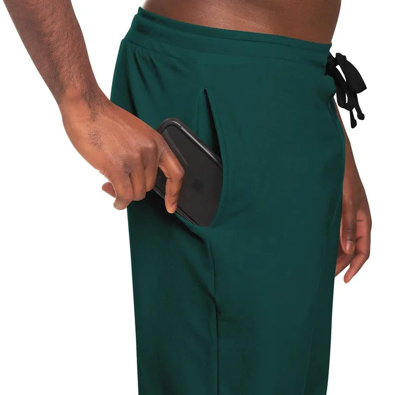 Dark Blue Cool Green Joggers | Unisex | with PLUS sizes | Dark Pastel Blue Cool Green | C60M0Y30K80
