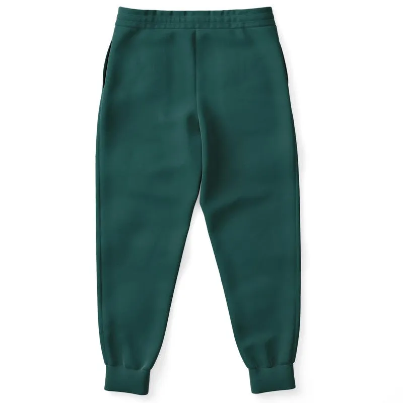 Dark Blue Cool Green Joggers | Unisex | with PLUS sizes | Dark Pastel Blue Cool Green | C60M0Y30K80