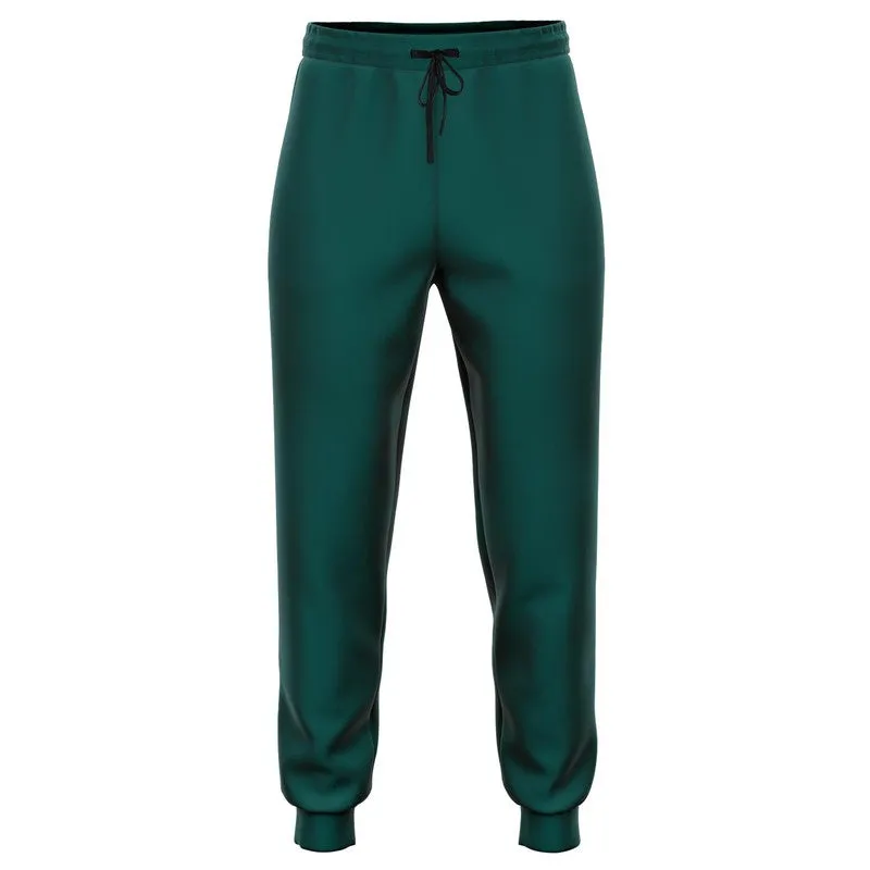 Dark Blue Cool Green Joggers | Unisex | with PLUS sizes | Dark Pastel Blue Cool Green | C60M0Y30K80