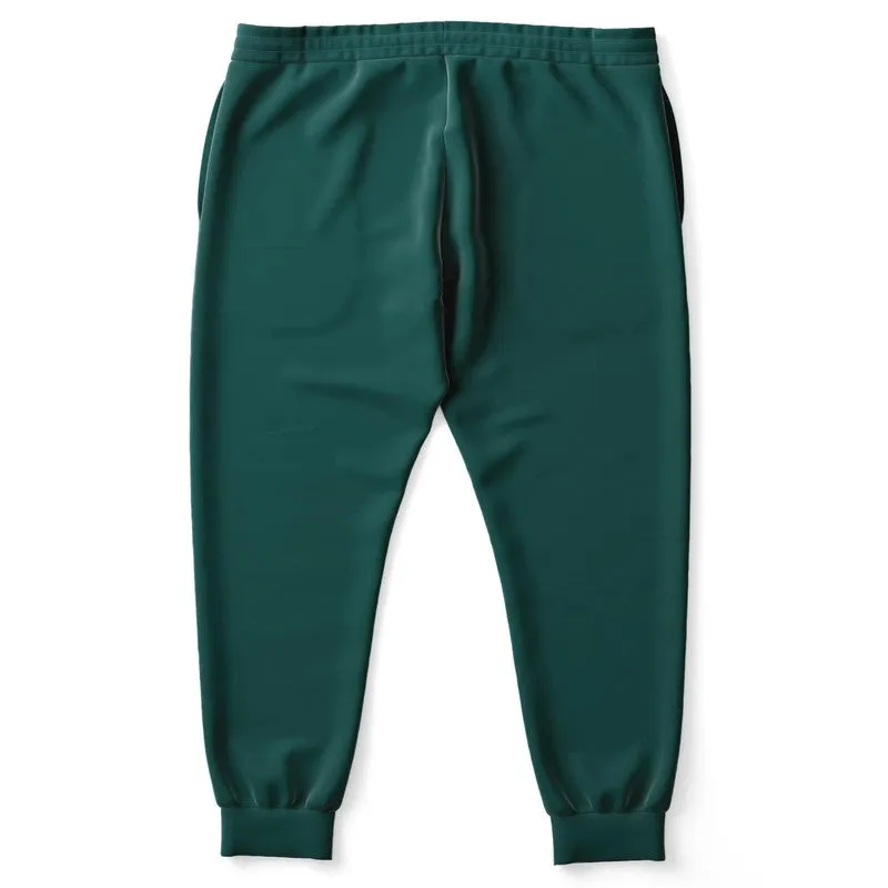 Dark Blue Cool Green Joggers | Unisex | with PLUS sizes | Dark Pastel Blue Cool Green | C60M0Y30K80