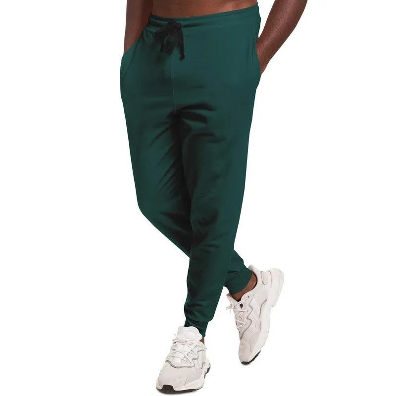 Dark Blue Cool Green Joggers | Unisex | with PLUS sizes | Dark Pastel Blue Cool Green | C60M0Y30K80