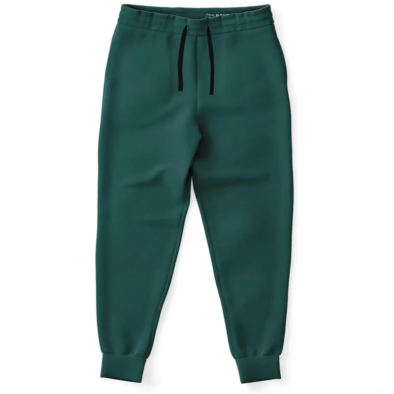Dark Blue Cool Green Joggers | Unisex | with PLUS sizes | Dark Pastel Blue Cool Green | C60M0Y30K80