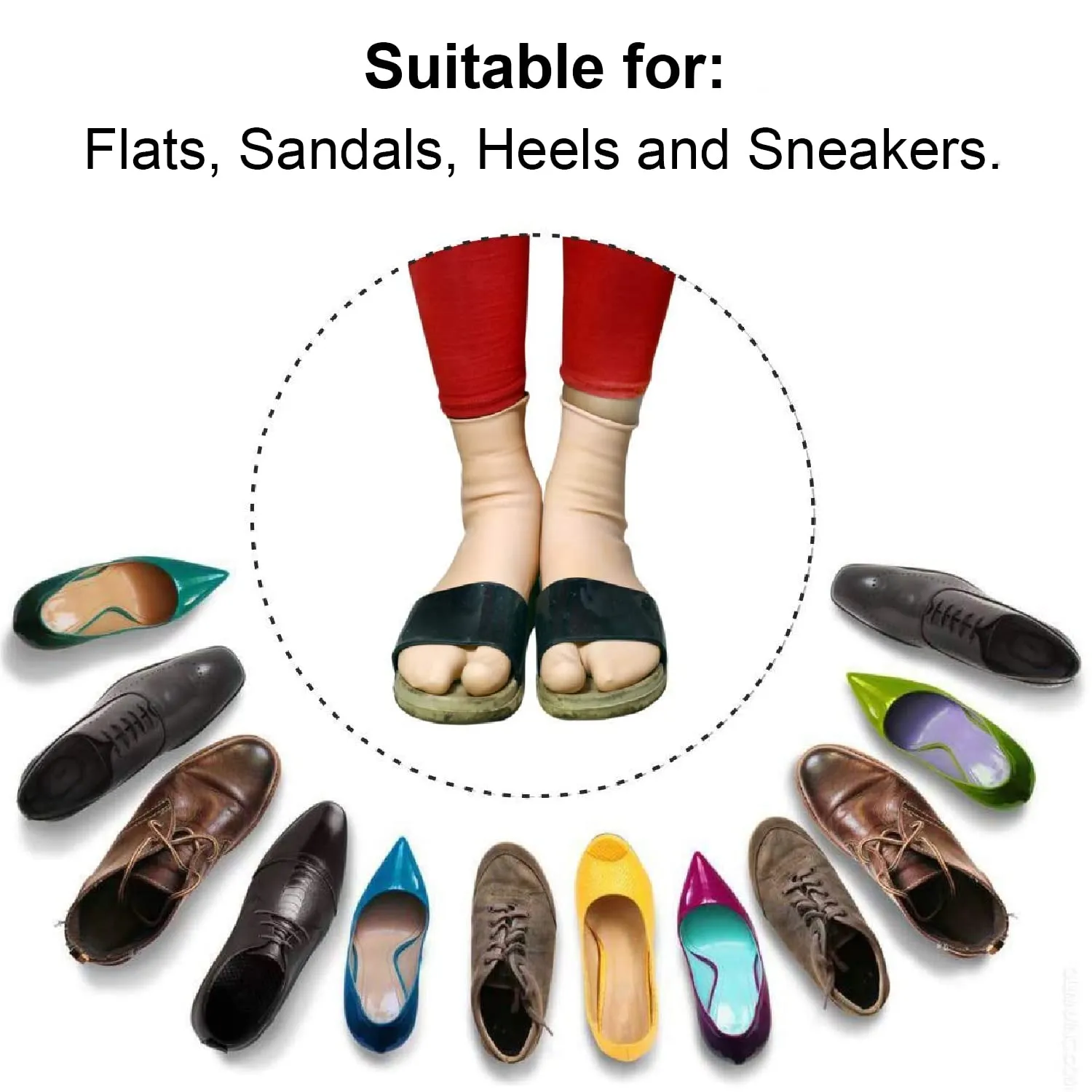Dr Foot Silicone Socks | Anti Slip Silicone Moisturizing Socks | Dry Cracking Skin | For Both Men & Women | Full Length, Large Size – 1 Pair (Pack of 3)