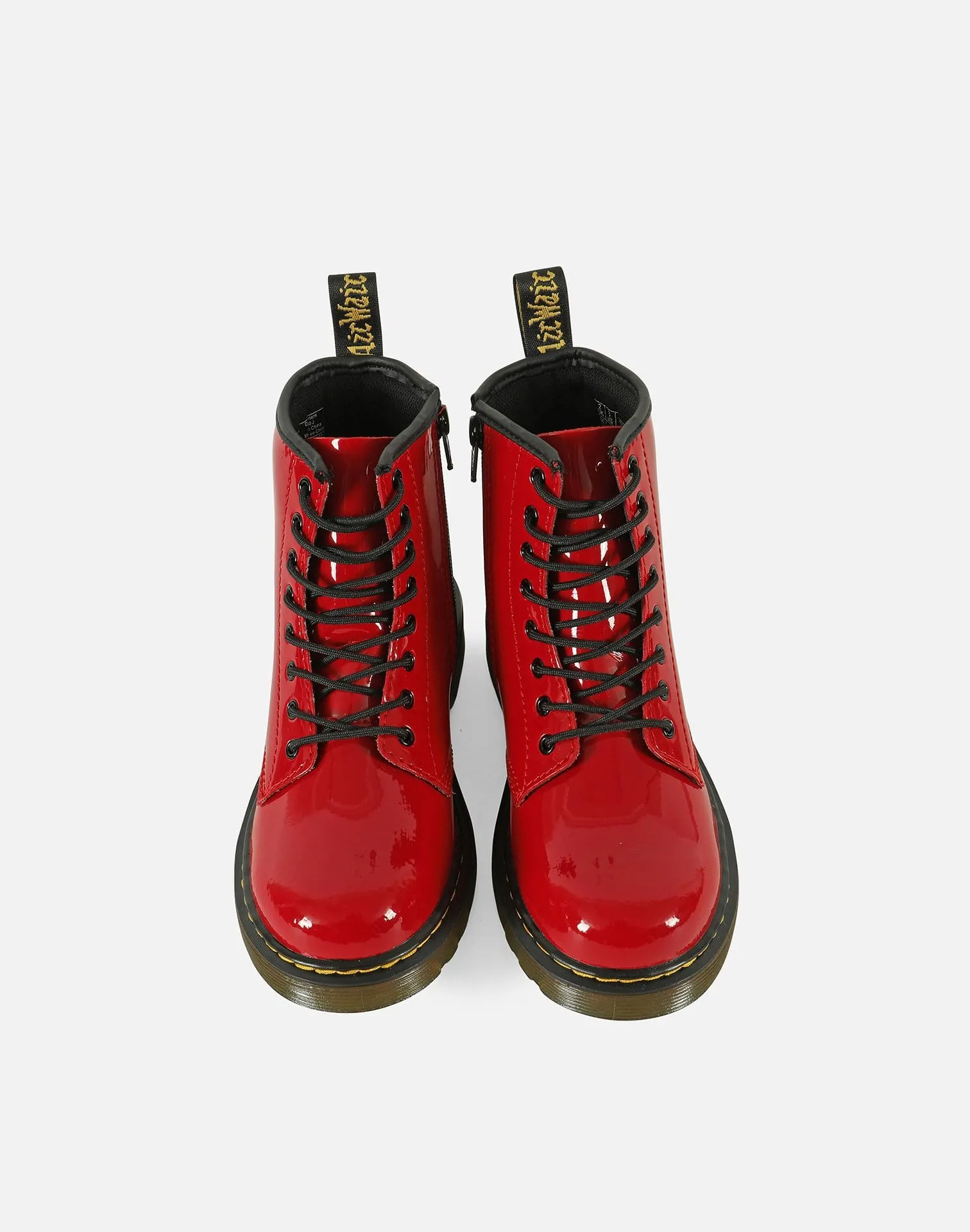 Dr. Martens DTLR EXCLUSIVE DELANEY PATENT LEATHER BOOTS PRE-SCHOOL