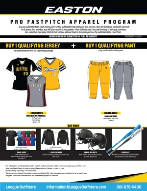 Easton Pro Fastpitch Uniform Package