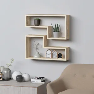 Emyona Wall Shelf - Dark Brown