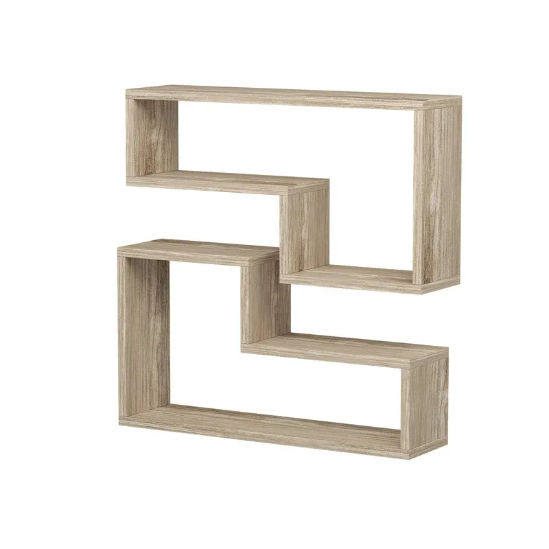 Emyona Wall Shelf - Dark Brown