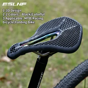 ESLNF Bicycle Beehive Bionic Structure Cushion Ultralight Shock Absorbing Breathable Bike MTB Cushion Seat Riding Accessories