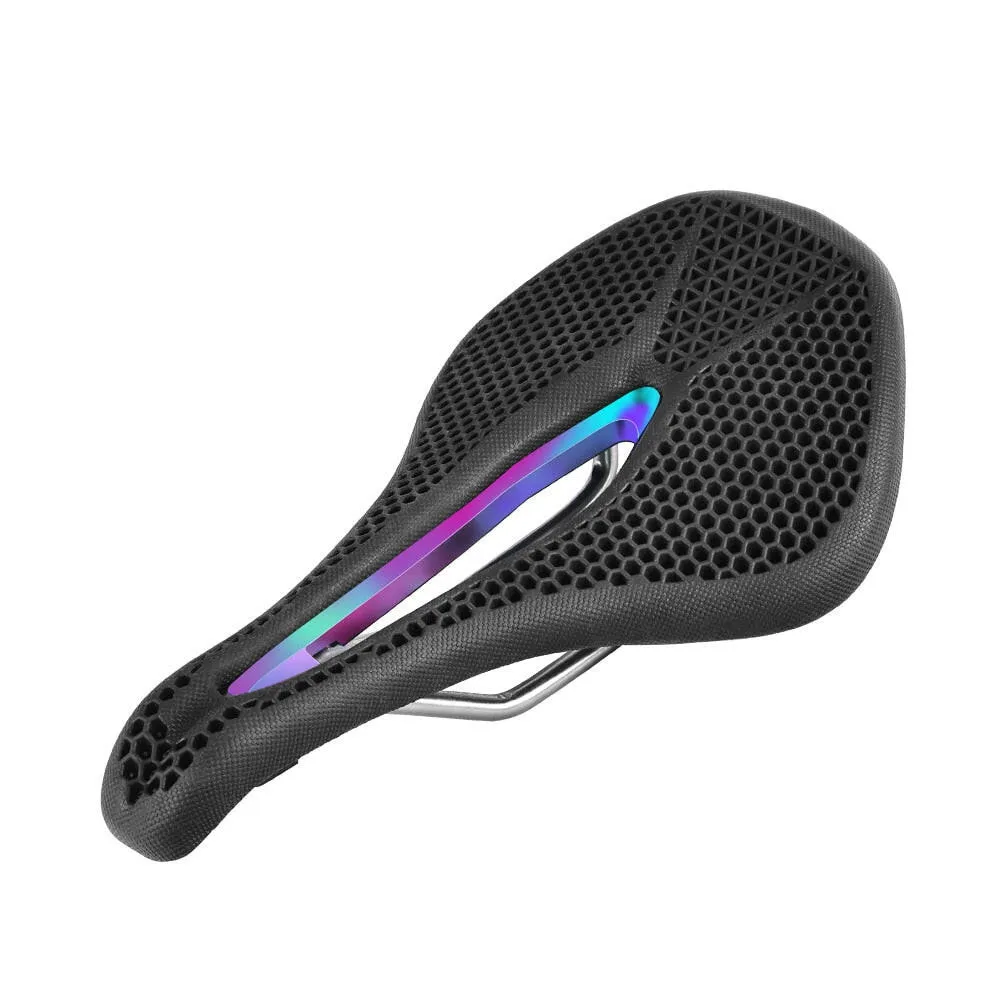 ESLNF Bicycle Breathable Beehive Bionic Structure Cushion Ultralight Shock Absorbing Bike Safety Cushion Seat Riding Accessories