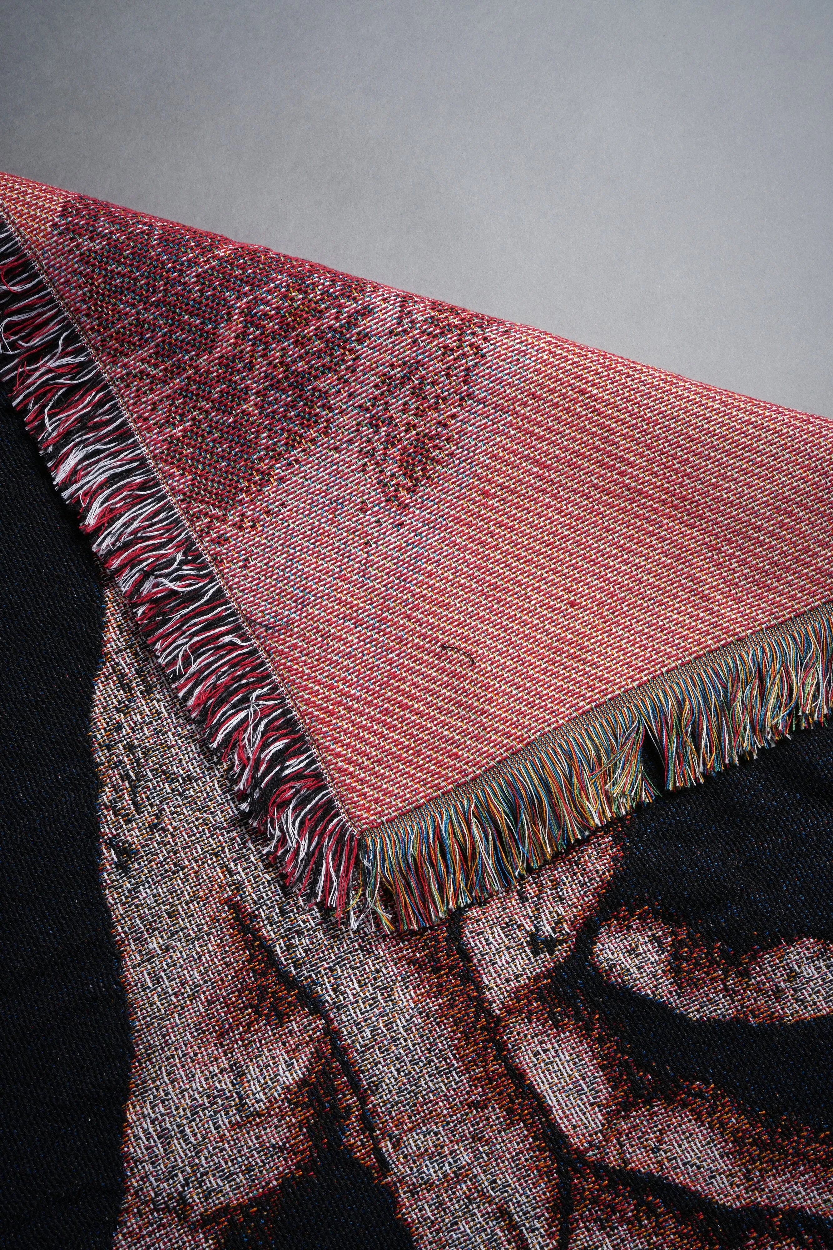 Eternal Fire Tapestry Blanket in Black