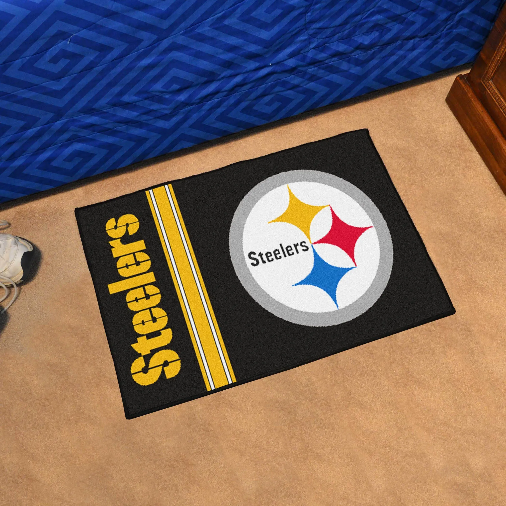 Fanmats Pittsburgh Steelers Starter Mat Accent Rug Uniform Style - 19" x 30"