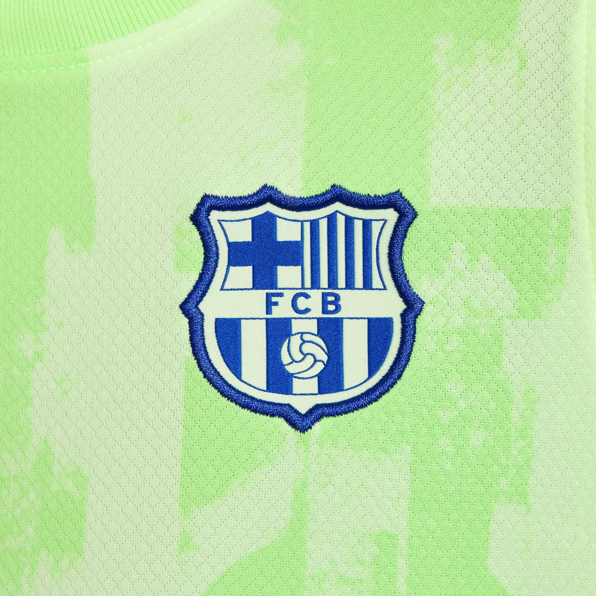 FC Barcelona 2024/25 Stadium Third Little Kids' Nike Soccer Replica Three-Piece Kit
