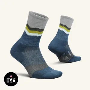 Feetures! | Merino 10 | Max Cushion | Mini Crew | Switchback Navy