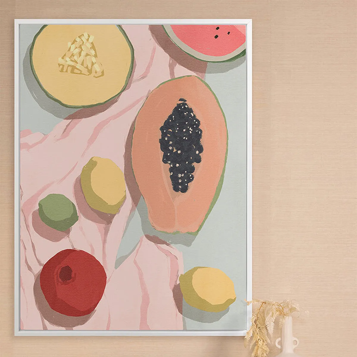 Fiesta dulce Portrait Art Print