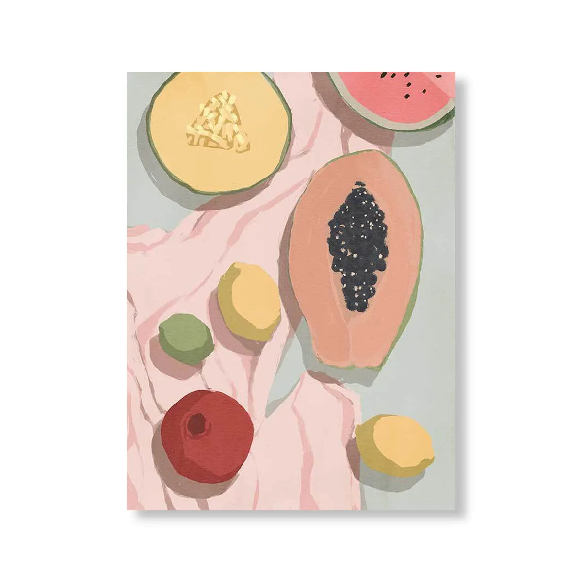 Fiesta dulce Portrait Art Print