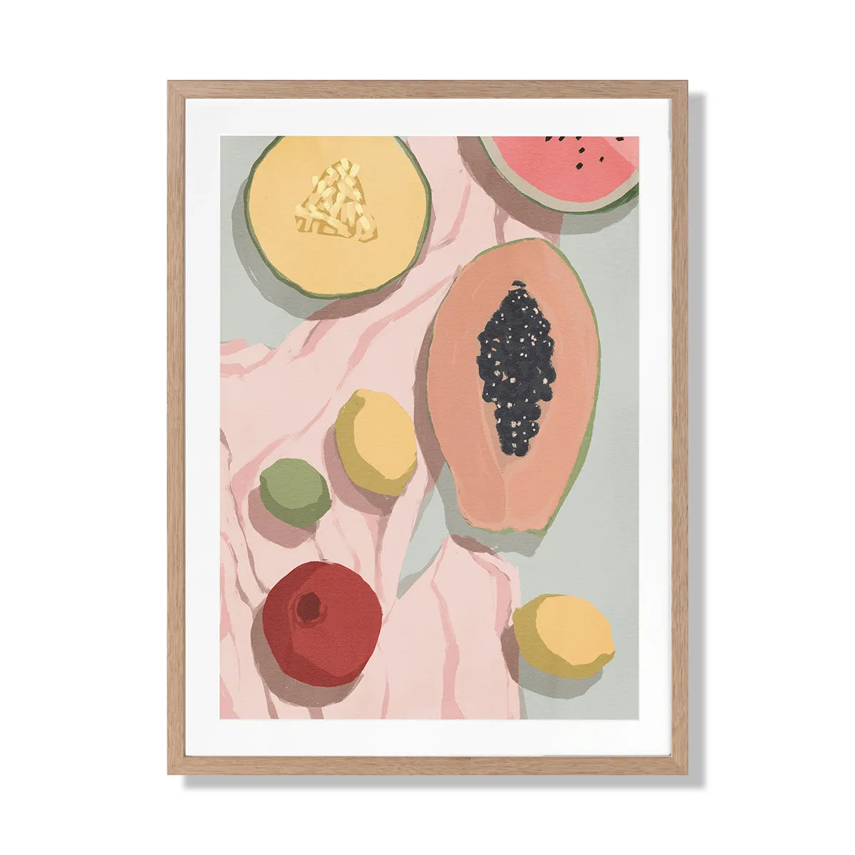 Fiesta dulce Portrait Art Print