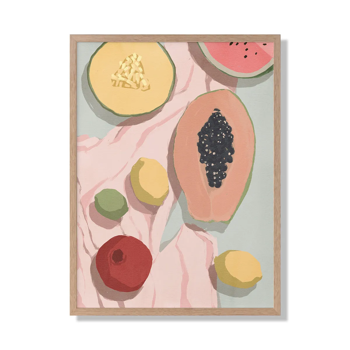 Fiesta dulce Portrait Art Print