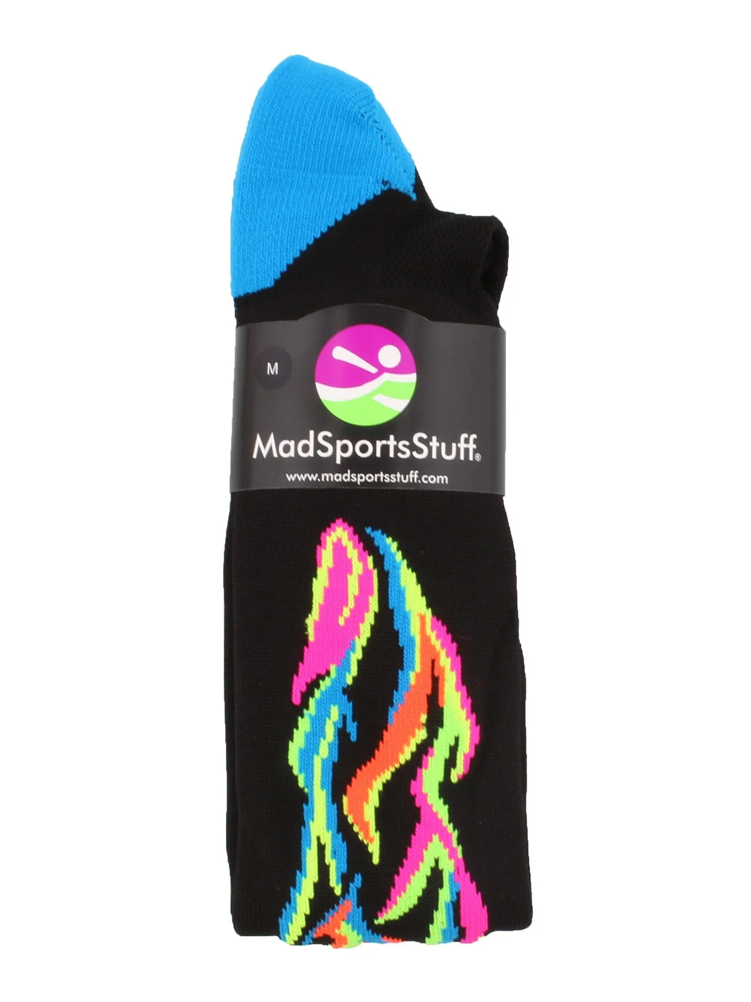 Flame Soccer Style Over the Calf Athletic Socks (multiple colors)