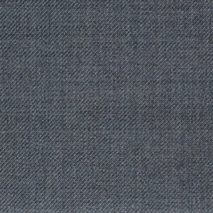 Flannel Grey Twill Super 100's Wool Blend Suiting