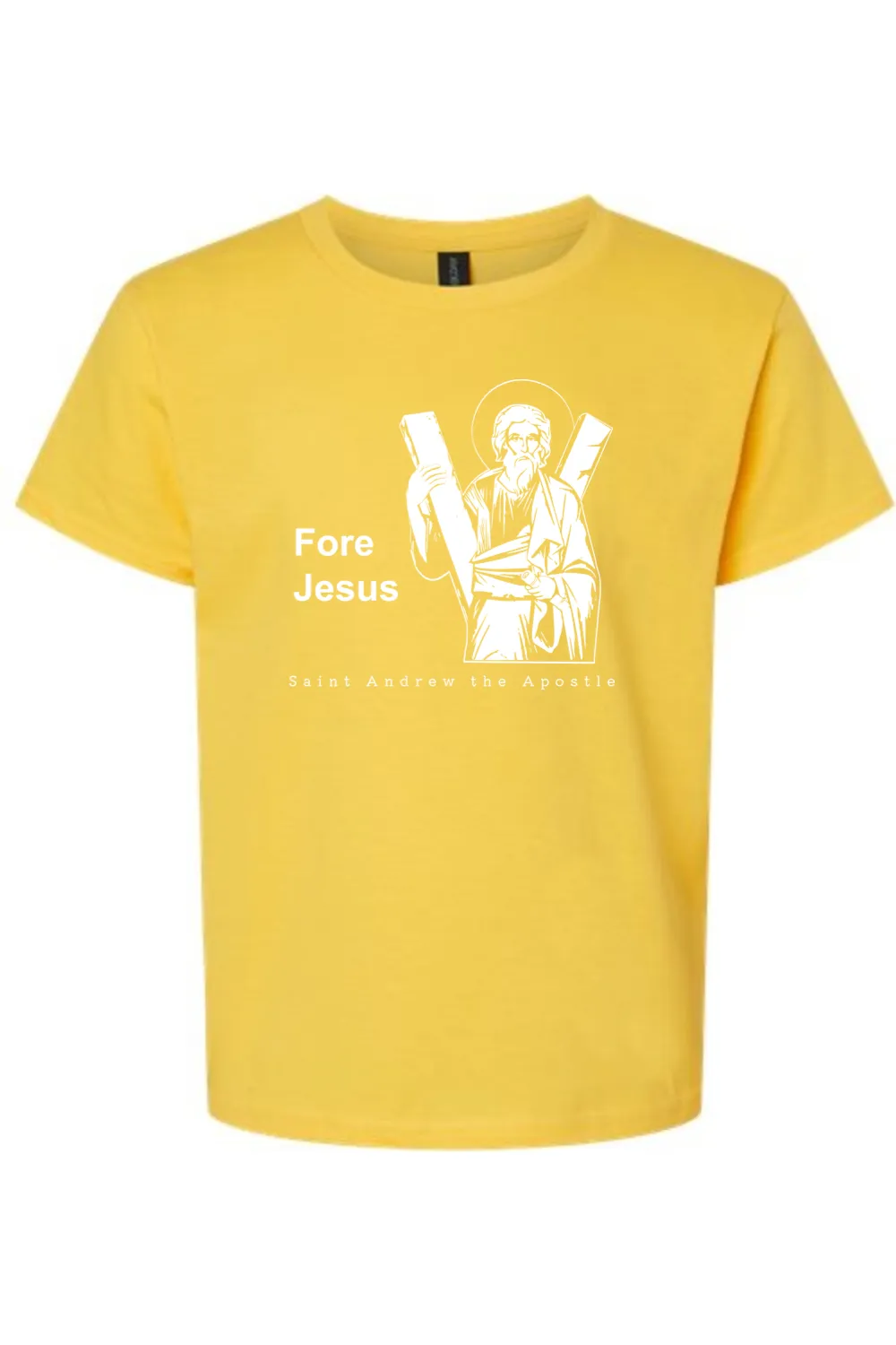 Fore Jesus - St. Andrew the Apostle Youth T-Shirt