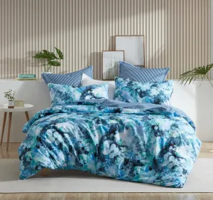 Heather Quilt Cover Set Range Blue