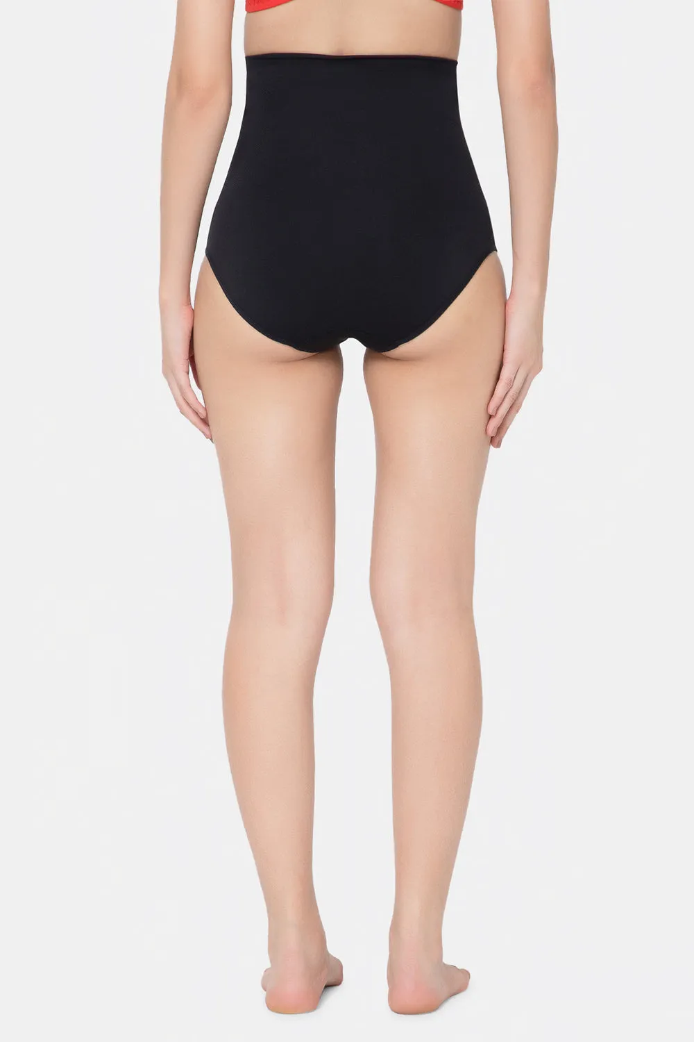 Intimacy Ultra Stretch High Waist Shaping Black Panties - Tummy Control & Secure Fit - ZH02