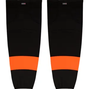 Kobe Sportswear K3GS88R Pro Series Philadelphia Flyers Third Black Mesh Ice Hockey Socks